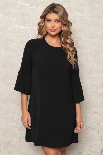 VESTIDO SOLTO MANGA FLARE CÓD:2121